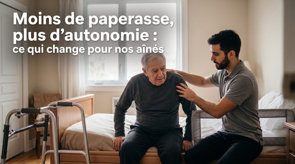 Coordination entre une infirmière et un kinésithérapeute autour du matériel de soins à domicile d'un patient.